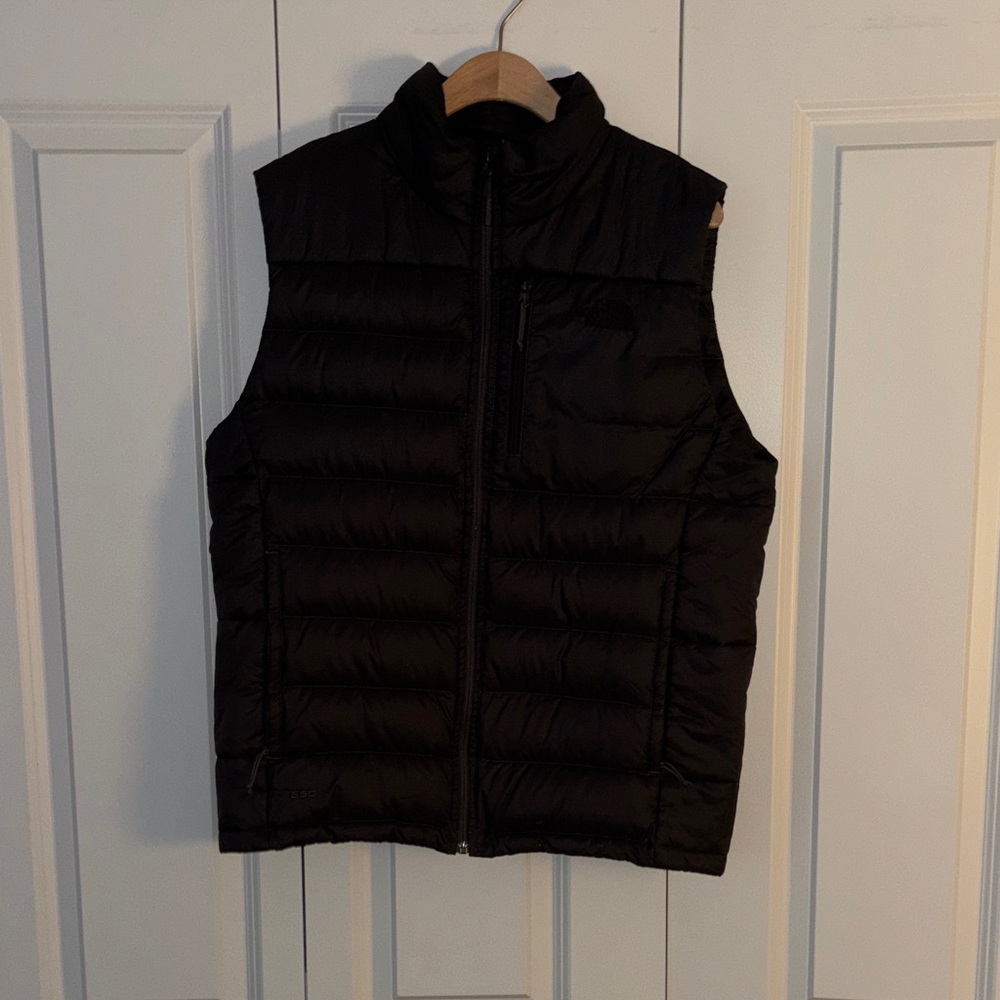 The North Face Black Puffer Vest (550 fill)